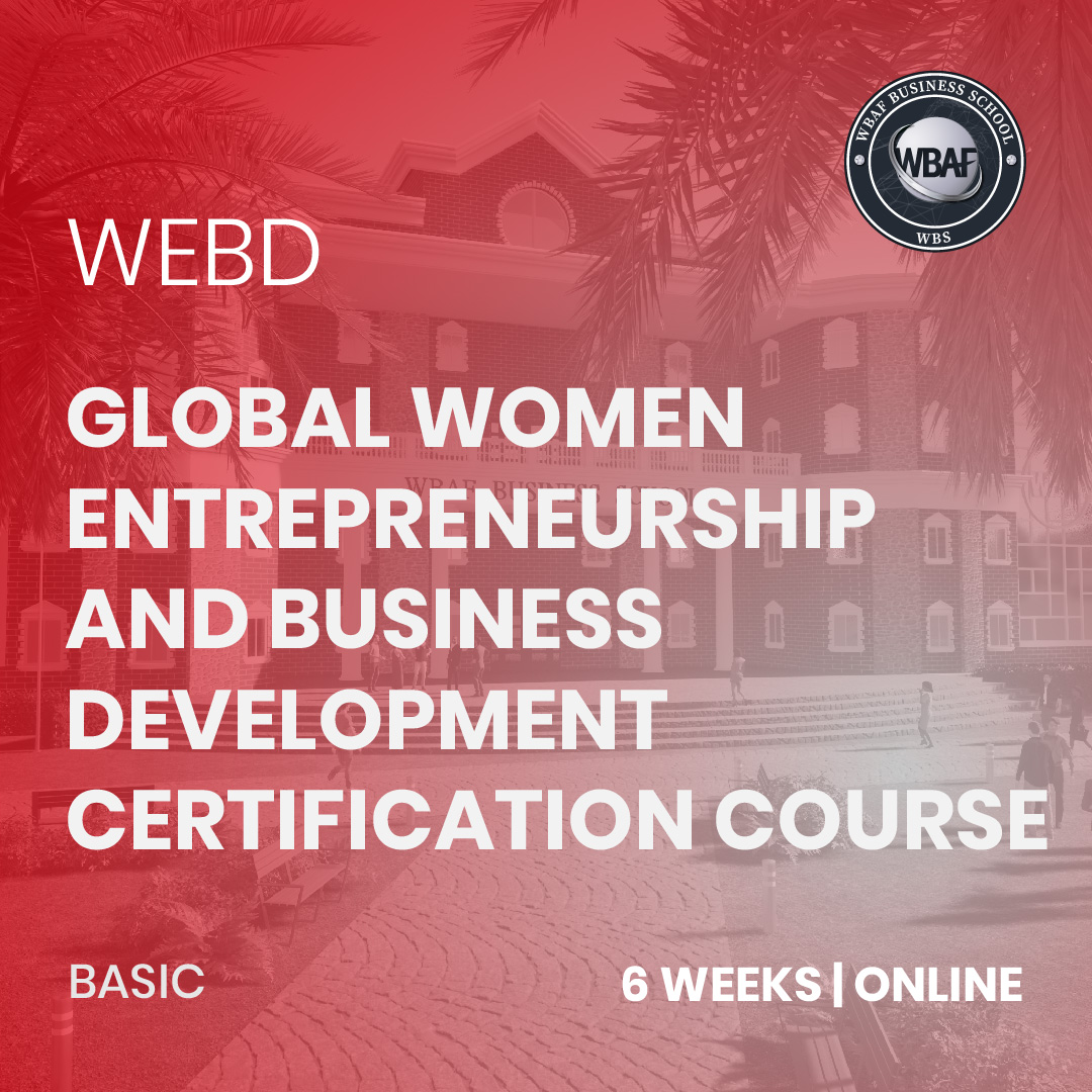 Global Women Entrepreneurship And Business Development Certification Course