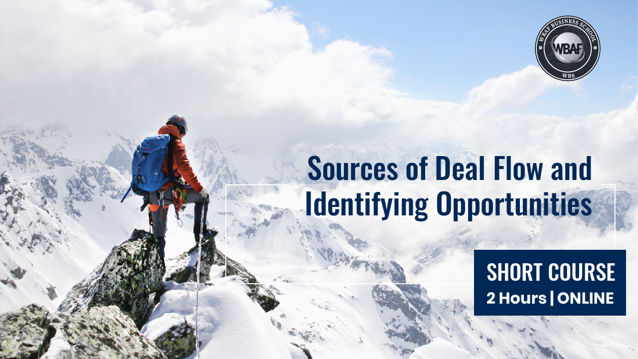 Identifying Opportunities and Sources of Deal Flow Course